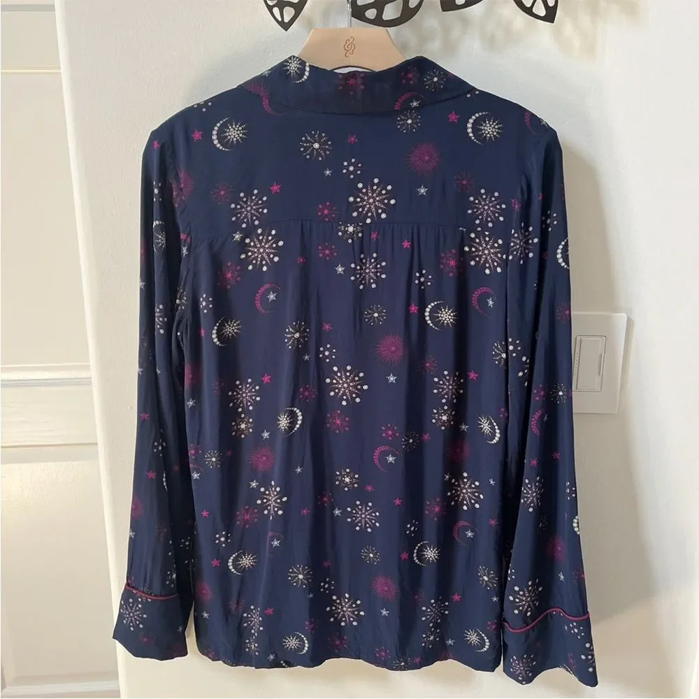 & OTHER STORIES Lounge Jacquard Shirt 2 NWOT